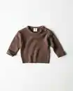 Bild 1 von Newborn-Pullover aus Merinowolle dunkelbraun