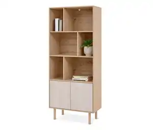 Bücherregal in Travertinoptik
