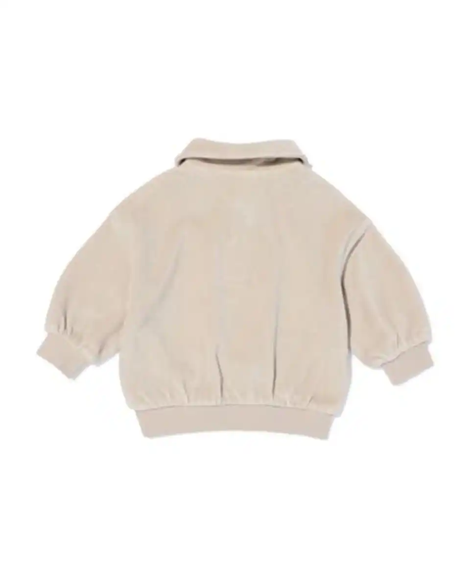 Bild 3 von Babypullover aus Velours grau
