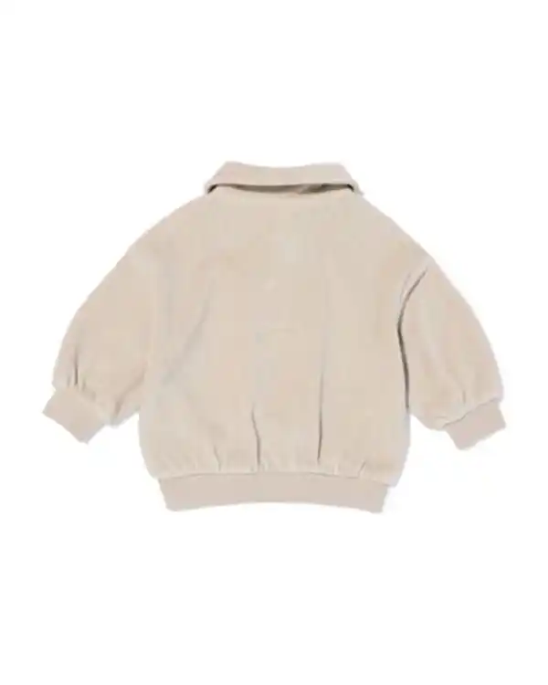 Bild 3 von Babypullover aus Velours grau