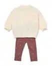 Bild 2 von Baby-Bekleidungsset mit Radieschenmuster braun