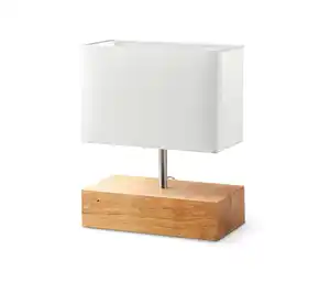 Eglo Tischleuchte mit Holzfuß