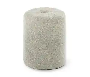 Bouclé-Sitzhocker