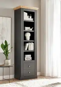 OTTO home Regal Westminster, Garderobenschrank, Wohnzimmerschrank, Mehrzweckschrank, Schrank, Metallgriffe, vielseitig einsetzbar, in 2 Farben erhältlich