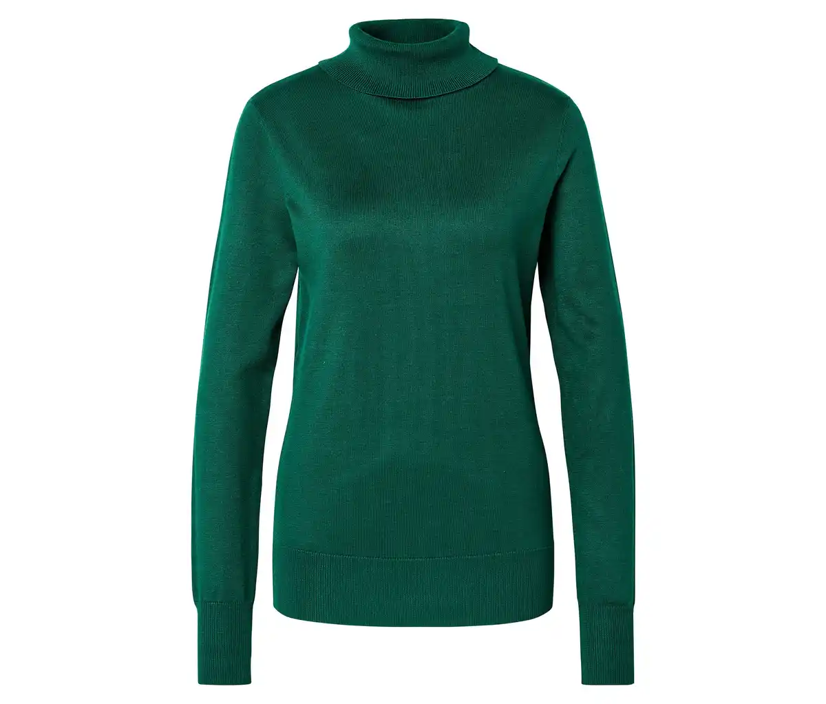 Bild 1 von Feinstrick-Rollkragenpullover, grün