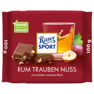 Ritter Sport Rum Trauben Nuss 100g