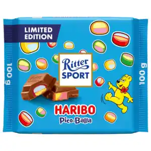 Ritter Sport Haribo Pico-Balla Vollmilch 100g