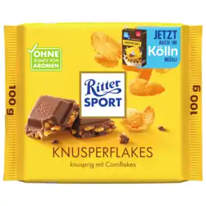 Ritter Sport Schokolade Knusperflakes 100g