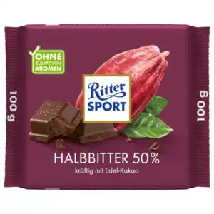 Ritter Sport Halbbitter 100g