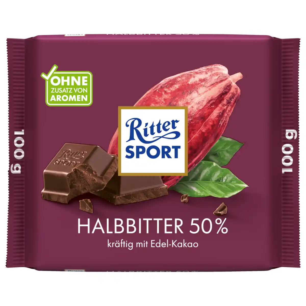 Bild 1 von Ritter Sport Halbbitter 100g