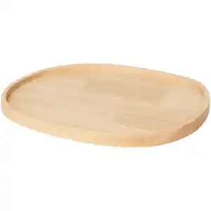 Tablett aus Gummibaumholz