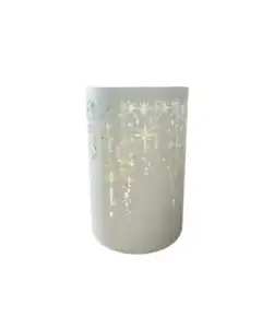 Glas-Teelichthalter Weihnachten