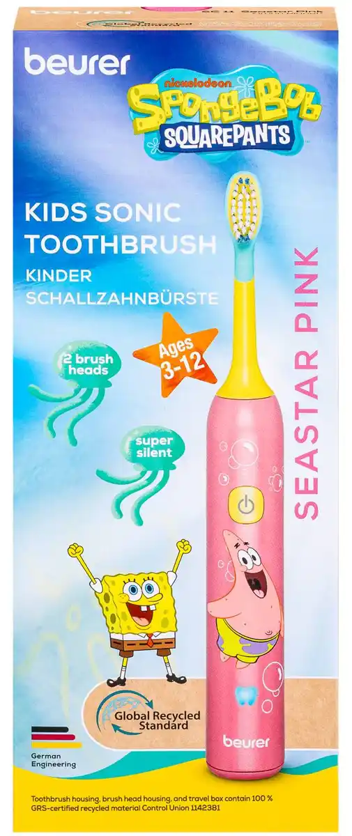 Bild 1 von BEURER Kinder-Schallzahnbürste »Spongebob Schwammkopf«