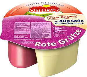 OSTERLAND Grütze oder Götterspeise, 140 - 160-g-Becher