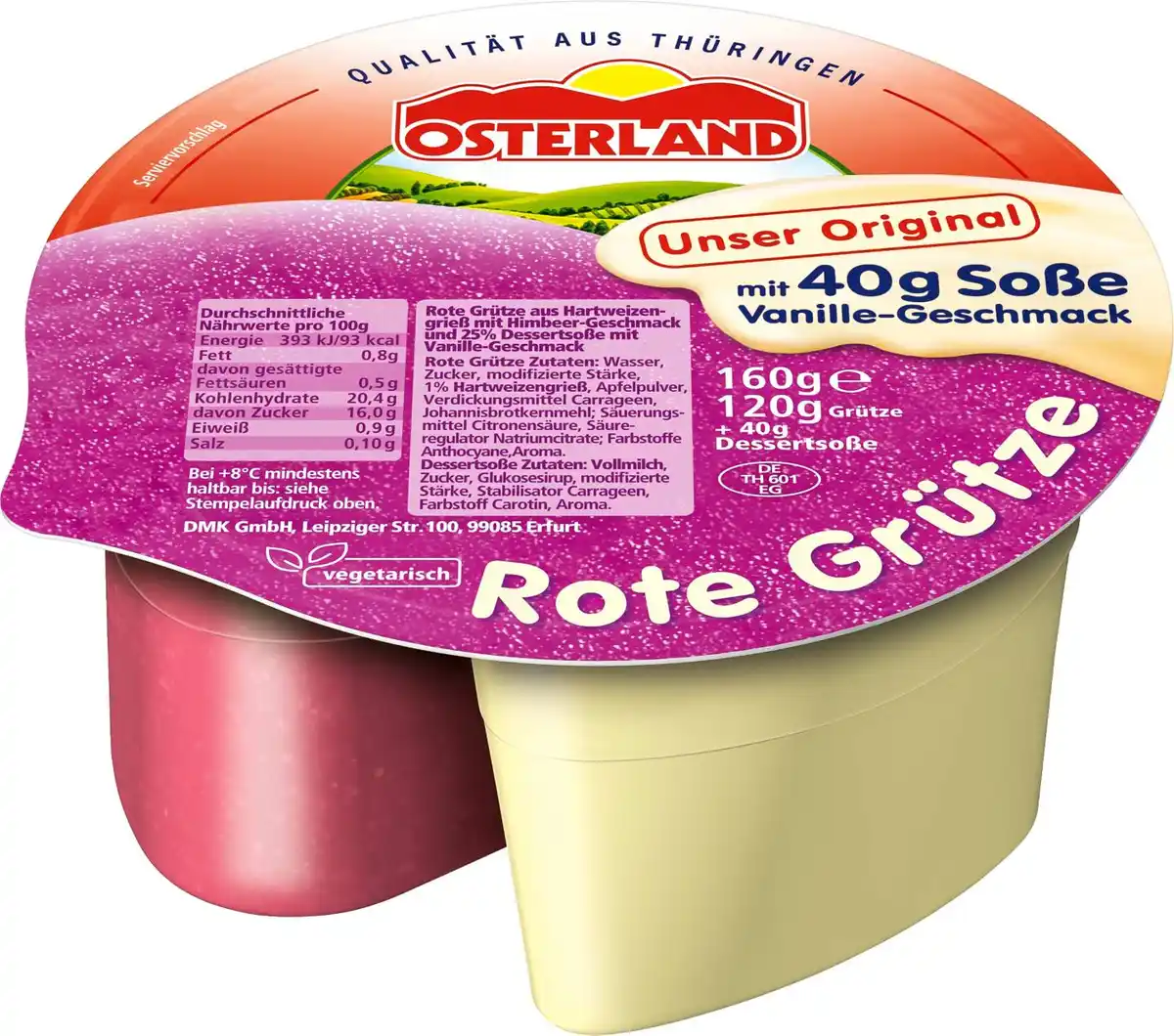 Bild 1 von OSTERLAND Grütze oder Götterspeise, 140 - 160-g-Becher