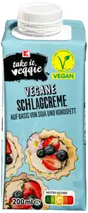K-TAKE IT VEGGIE Vegane Schlagcreme, 200-ml-Packg.