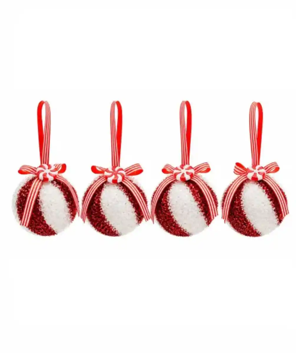 Bild 1 von Christbaumkugeln mit Schleife