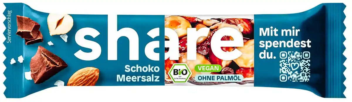 Bild 1 von SHARE Bio-Nussriegel, 35-g-Riegel