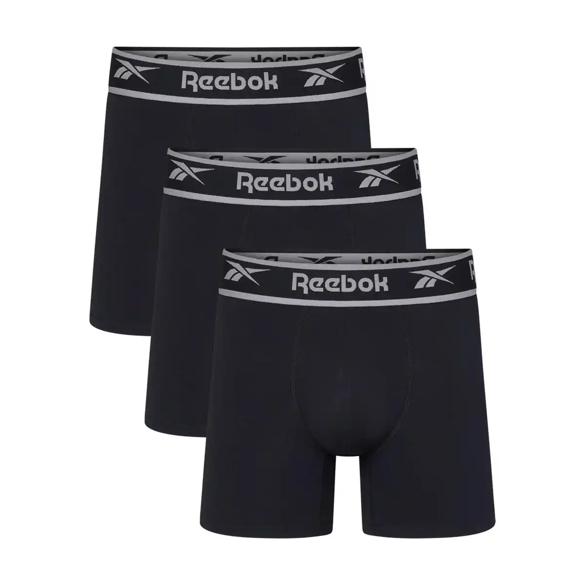 Bild 1 von REEBOK Boxershorts Herren Baumwolle 3er-Pack - schwarz