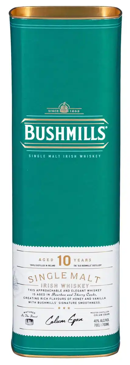 Bild 1 von BUSHMILLS Single Malt Irish Whiskey, 0,7-l-Fl.