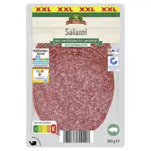 GUT DREI EICHEN Dauerwurst Aufschnitt 240 g, Salami