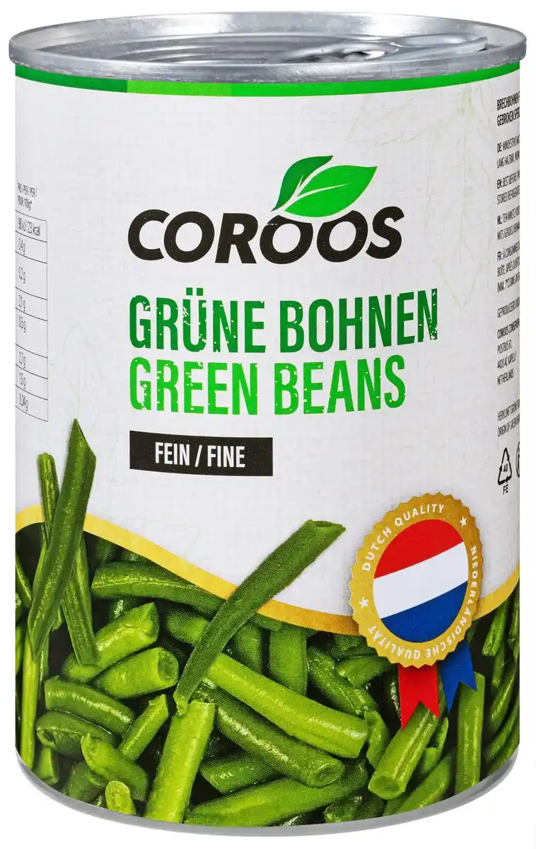 Bild 1 von COROOS Brechbohnen, 400-g-Dose