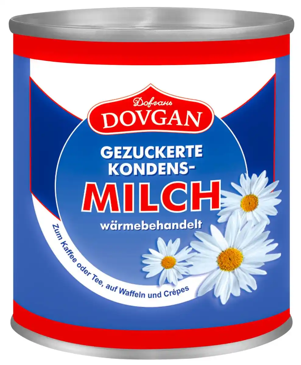 Bild 1 von DOVGAN Kondensmilch, 370-g-Dose