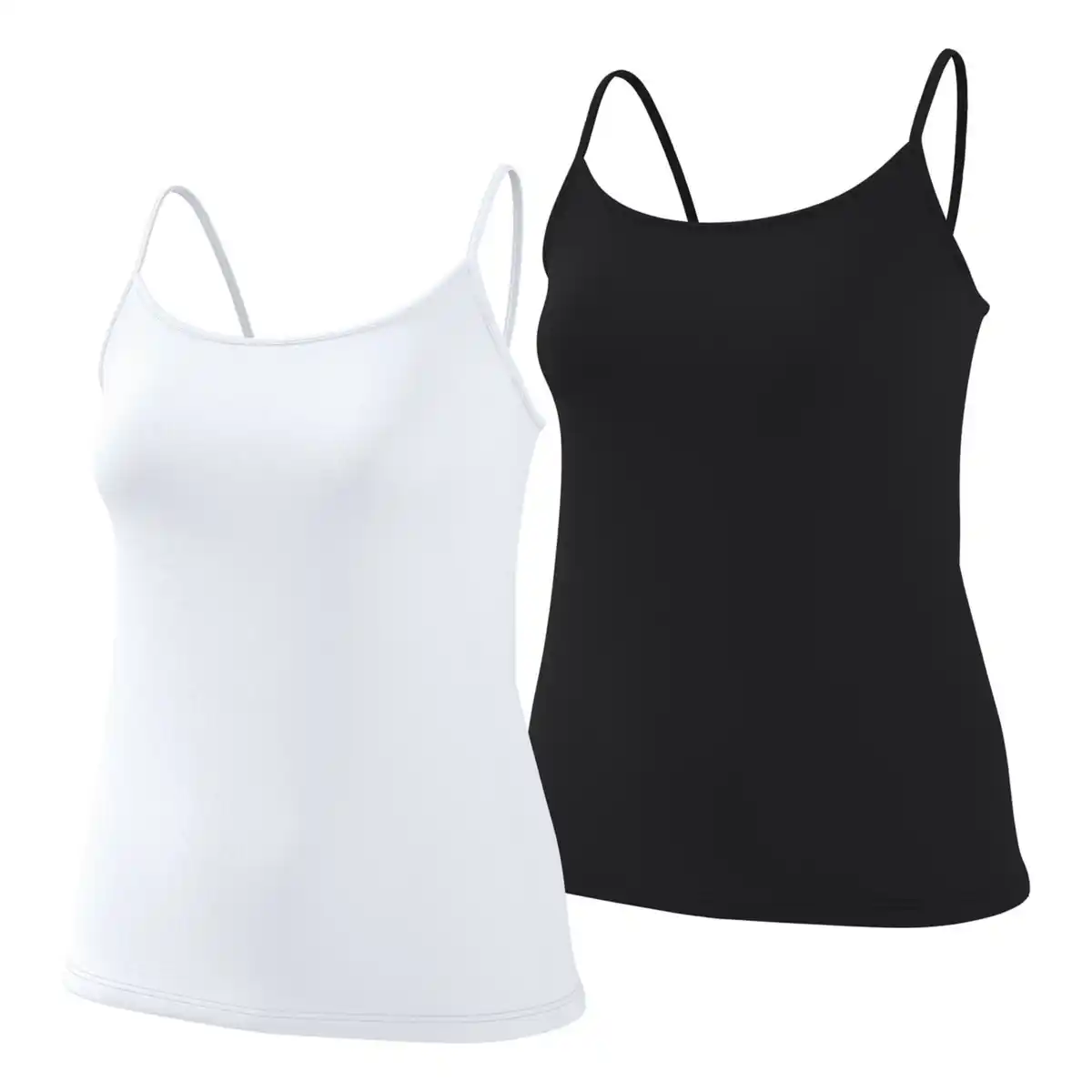 Bild 1 von ESMARA® Damen-Spaghettiträgerhemden, 5-St.-Packg.