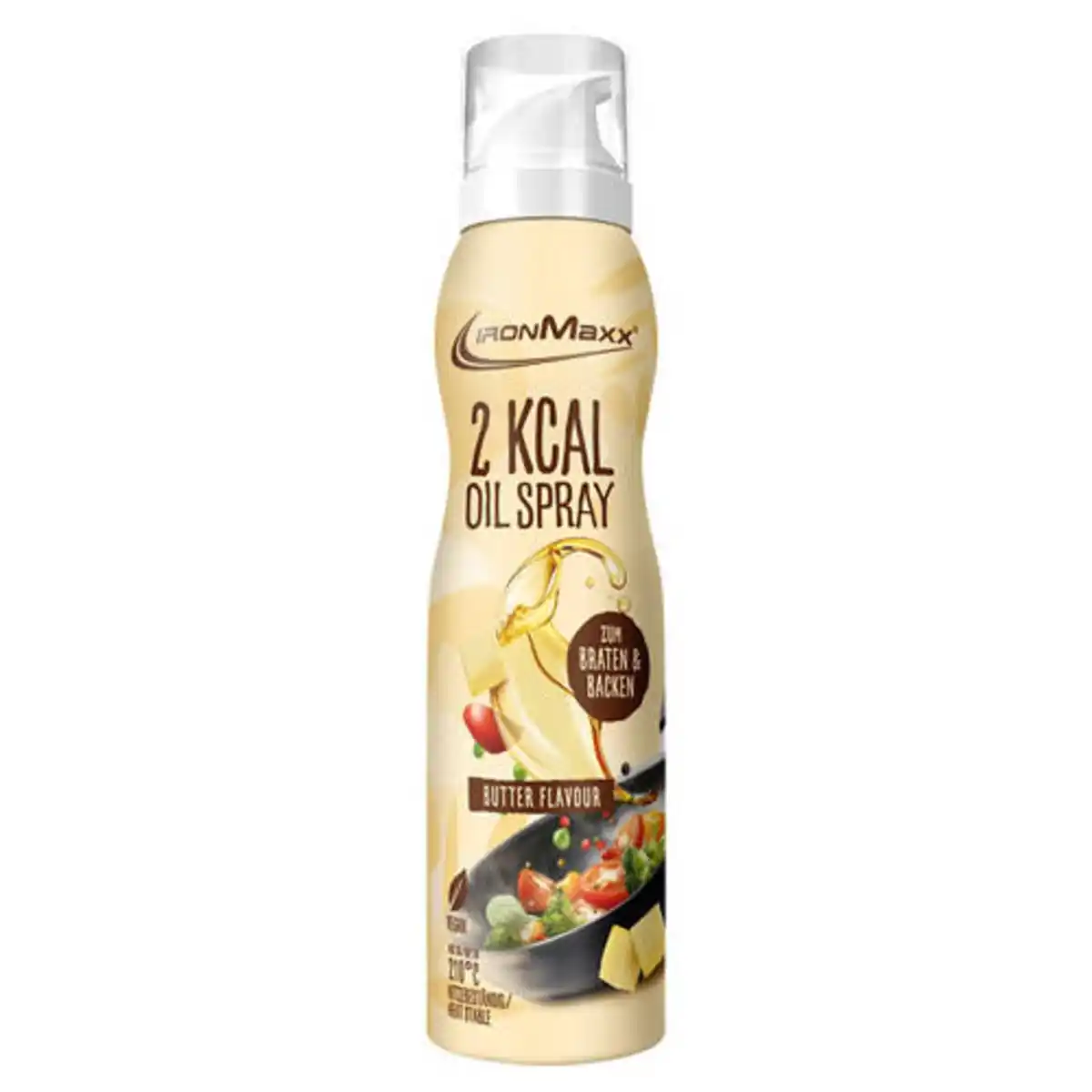Bild 1 von IRONMAXX Cooking Oil Spray 200 ml, Butter Flavour
