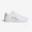 Bild 1 von ADIDAS Tennisschuhe Schnürschuhe Kinder - Grand Court Lifestyle weiss/rosa