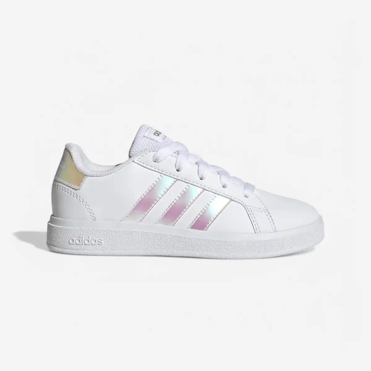 Bild 1 von ADIDAS Tennisschuhe Schnürschuhe Kinder - Grand Court Lifestyle weiss/rosa