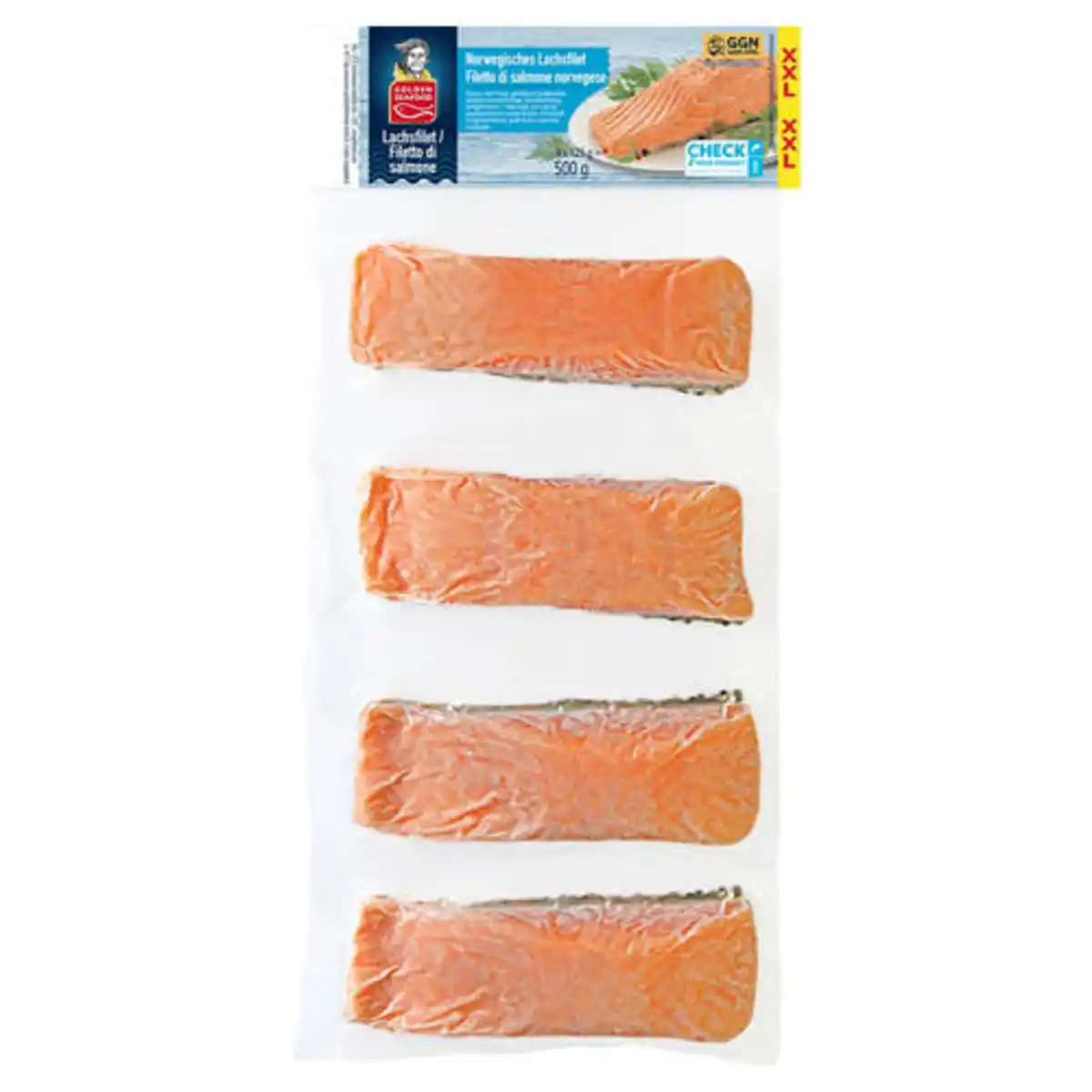 Bild 1 von GOLDEN SEAFOOD XXL Lachsfiletportionen 500 g