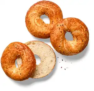 Cheddar-Bagel, Stück