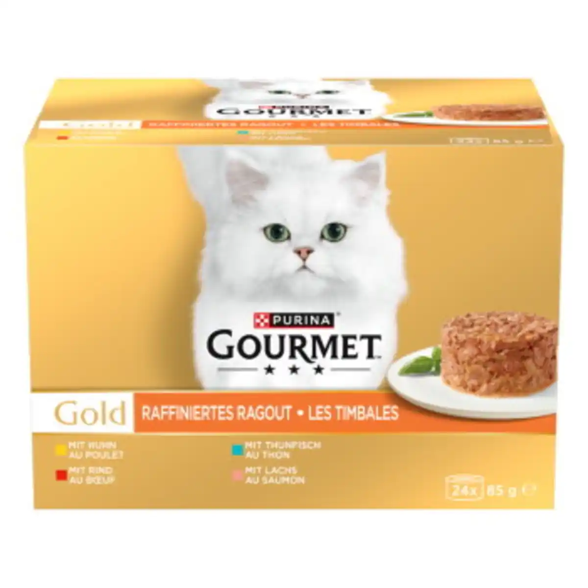 Bild 1 von GOURMET Gold Raffiniertes Ragout 24x85g