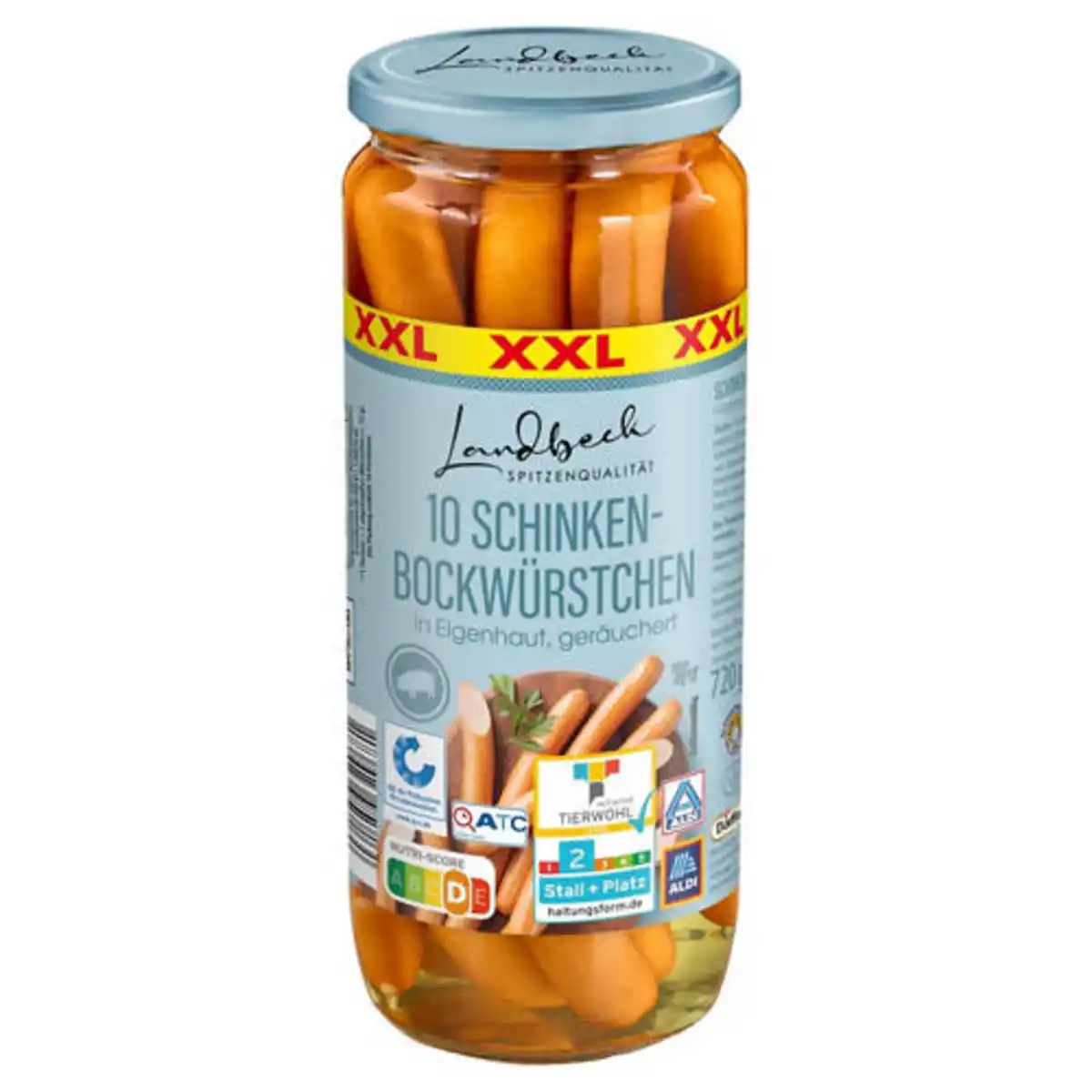 Bild 1 von LANDBECK XXL Schinkenbockwurst 720 g