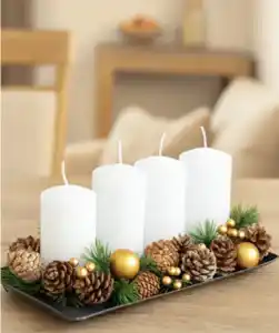 Stumpenkerzen Weihnachten