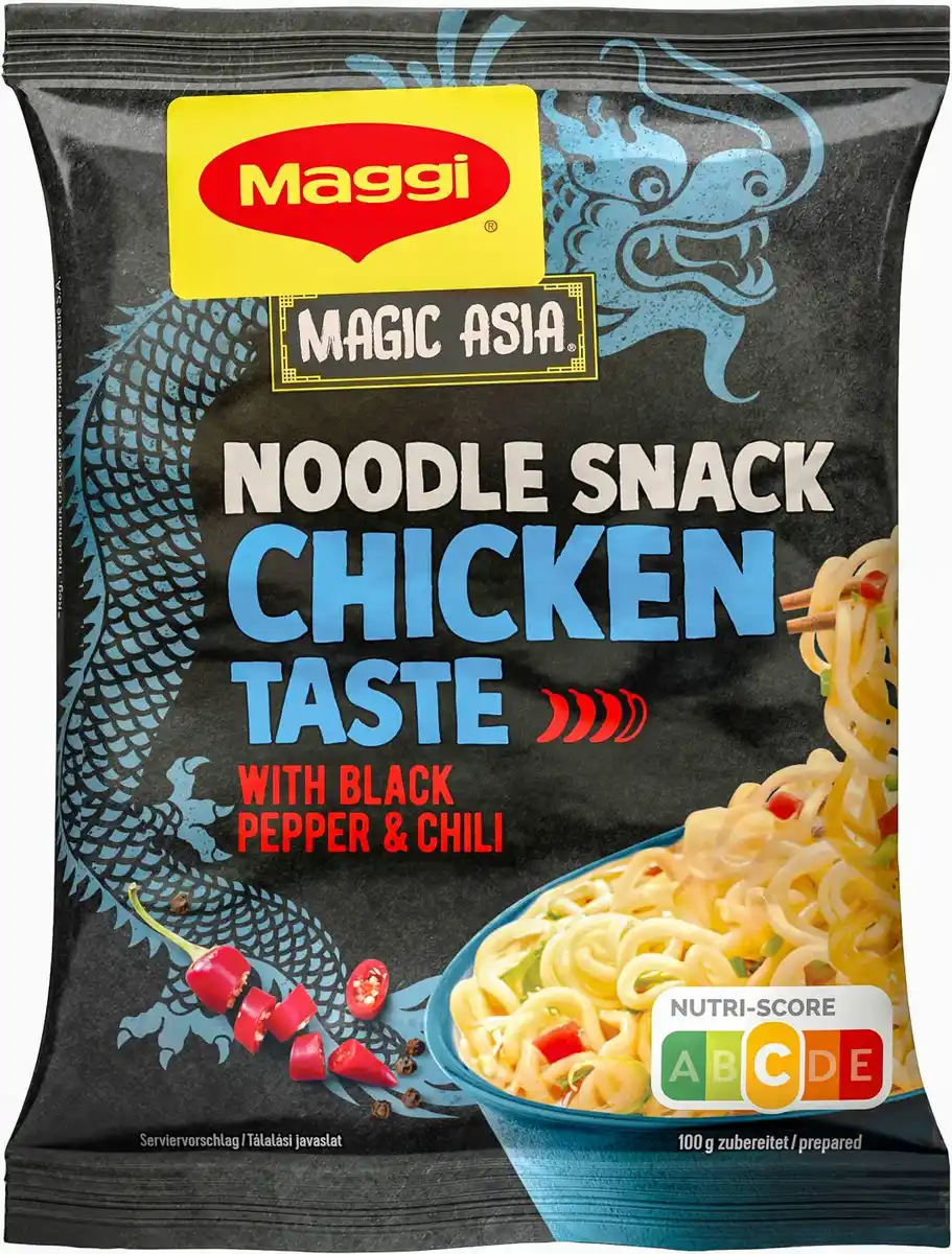 Bild 1 von MAGGI Asia-Nudel-Snack, 62-g-Beutel