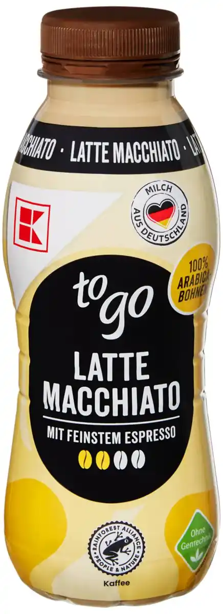 Bild 1 von K-TO GO Kaffeegetränk, 330-ml-Fl.