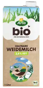 ARLA Bio-Weidemilch 3,8 % Fett, 1-l-Packg.