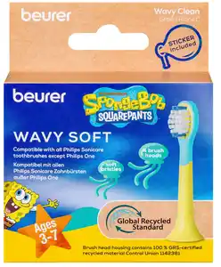 BEURER Zahnbürstenköpfe Wavy Soft »Spongebob Schwammkopf«