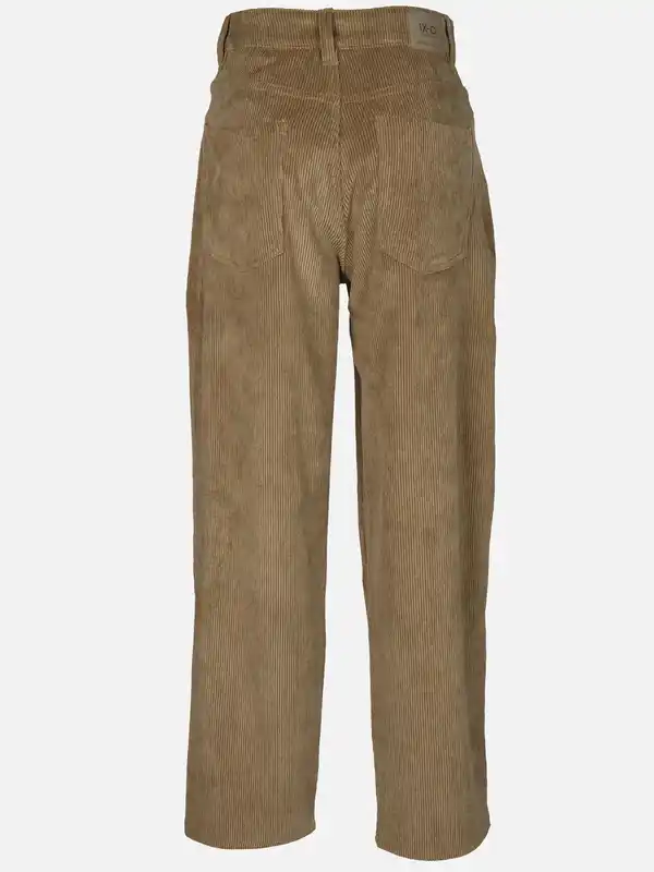 Bild 2 von Damen Cordhose in weiter Form Oliv