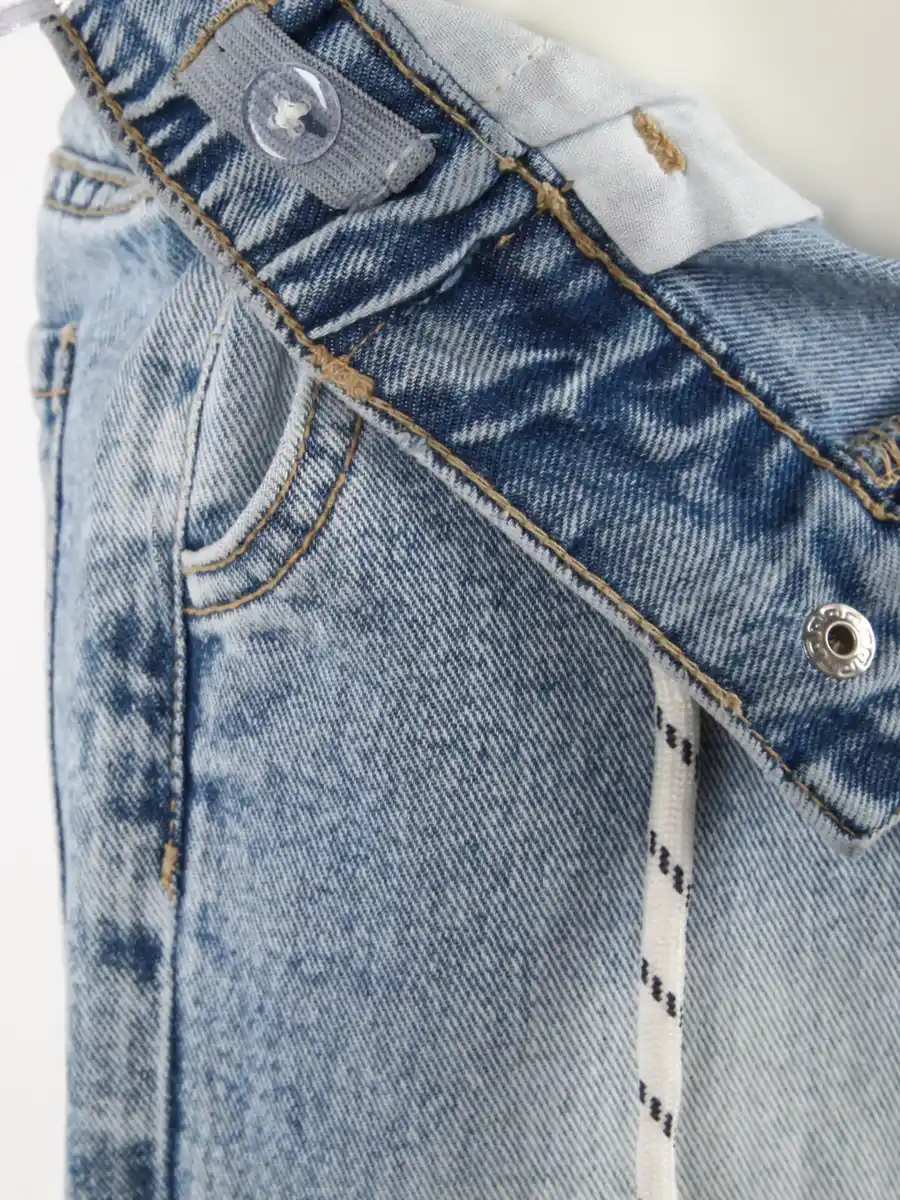 Bild 3 von Jungen Jeans mit verstellbarem Taillenbund Blau