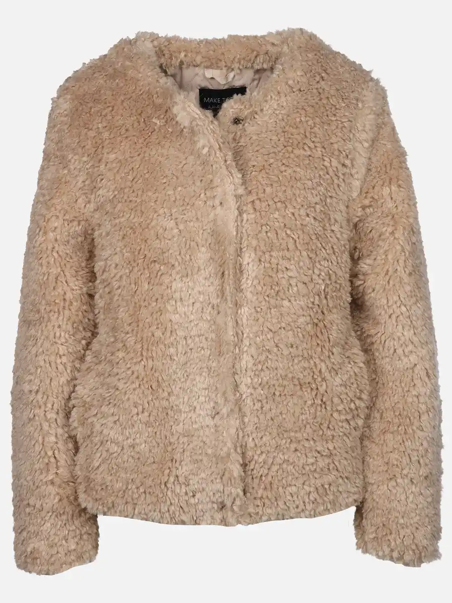 Bild 1 von Damen Kunstfell Jacke Beige