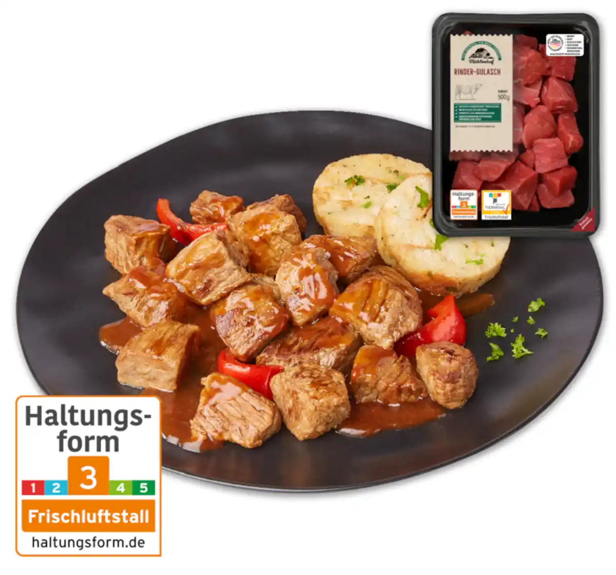 Bild 1 von MÜHLENHOF Frisches Rinder-Gulasch*