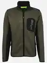 Bild 1 von Herren Strickfleecejacke mit vielen Details Oliv