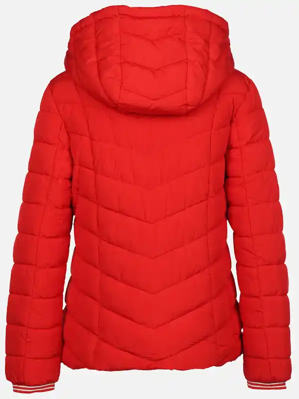 Bild 2 von Damen Steppjacke mit Kapuze Rot