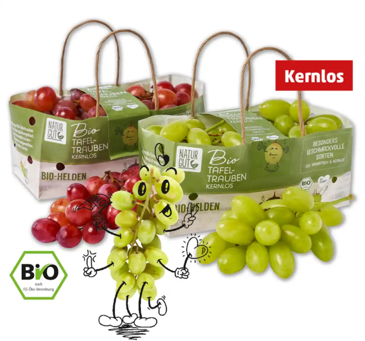 Bild 1 von NATURGUT Kernlose Bio-Tafeltrauben*