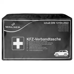 WALSER KFZ Verbandstasche, Schwarz
