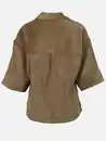 Bild 2 von Damen Cordbluse mit kurzem Arm Oliv