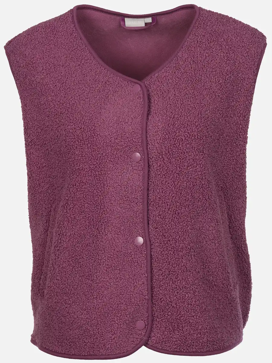 Bild 1 von Damen Teddy Weste Lila